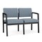 Lesro Lenox 2 Seat Tandem Seating W/ No Center Arm, 43.5 in W 24.5 in L 32 in H LS2101 - alternate 1